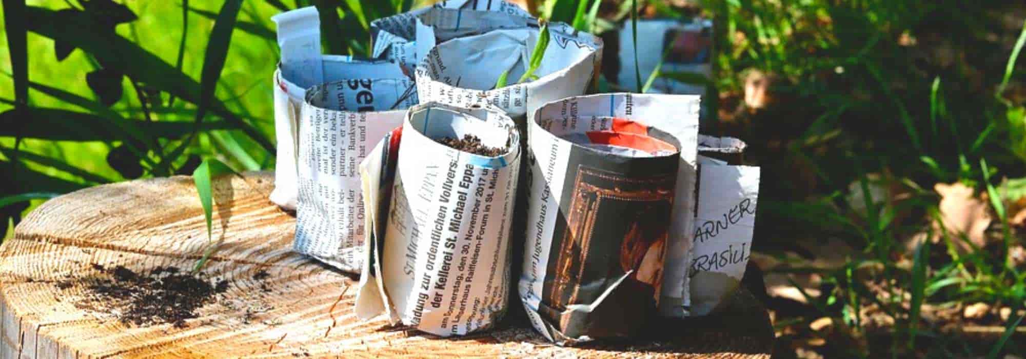 Paper Potter o prensa para hacer macetas de papel