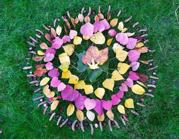 Land Art: ¿Cómo hacer un mandala de otoño?