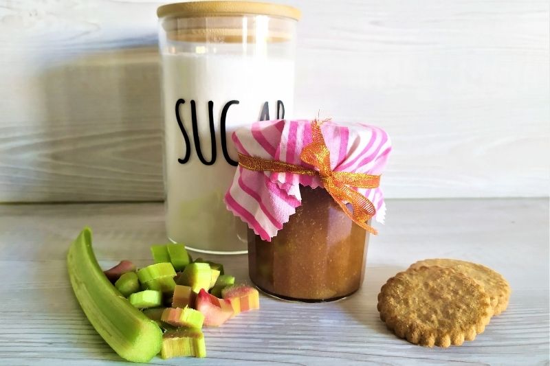 La receta de la mermelada de ruibarbo